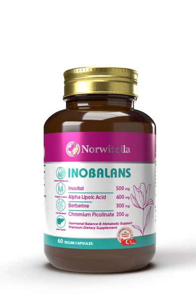 Inobalans Kadın Sağlığı Takviyesi 60 Vegan Kapsül – İnositol, Berberin, Alfa Lipoik Asit ürün görseli 1
