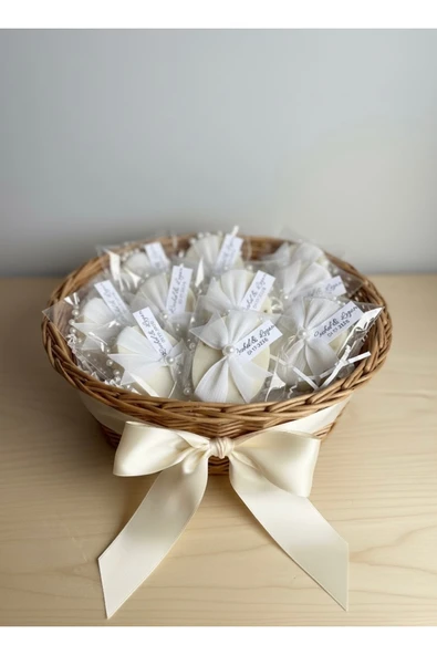 pearlsavon Fiyonklu Krem Sabun Hediyelik 15 Adet | Düğün Nişan Söz Baby Shower Doğum Günü Dağıtmalık ürün görseli 1