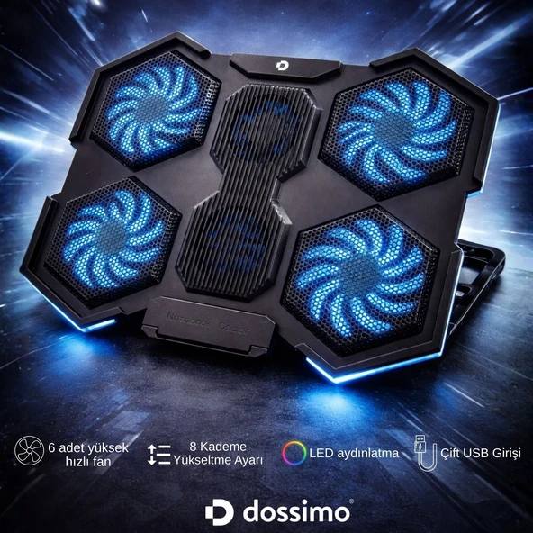 Dossimo Nitro S21 Notebook Soğutucu Stand - Resim 3