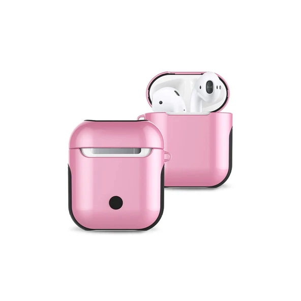 Apple Airpods 2 (2.nesil) 3in1 Kılıf - Pembe ürün görseli 1