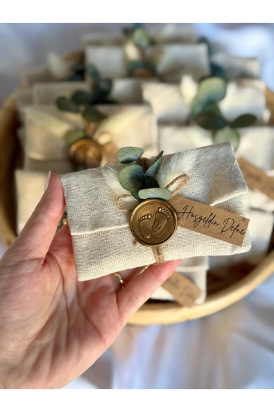 pearlsavon 10lu Hediyelik Sabun Kesesi Baby Shower, Düğün & Doğum Günü İçin ürün görseli 1