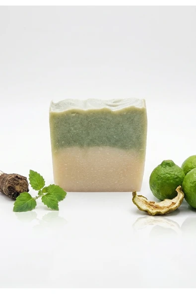 Paçuli Bergamot Sabunu Doğal El Yapımı Nemlendirici Sabun Soğuk Proses Aromaterapi ve Bakım Sabunu ürün görseli 1