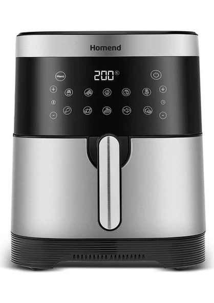 Homend Airfryday Inox 2512H Xxxl Dokunmatik Ekran 10 Programlı Airfryer ürün görseli 1