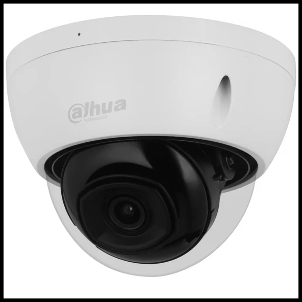 DAHUA IPC-HDBW2841E-S-0280B-S2, 8Mpix,  2,8mm Lens, H265+, 30Mt Gece Görüşü, IP67, Dahili Mikrofon, PoE Dome IP Kamera ürün görseli 1