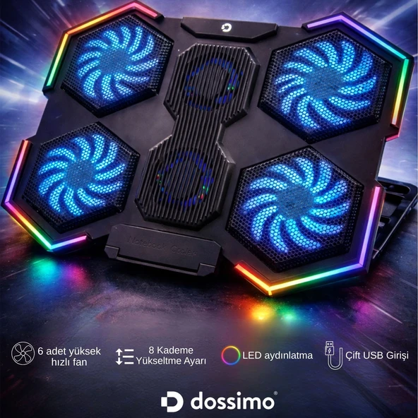 Dossimo Nitro S21 Notebook Soğutucu Stand - Resim 4
