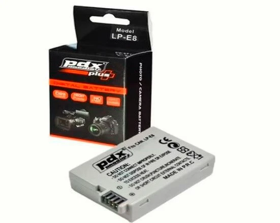 PDX Plus for Canon LP-E8 Batarya ürün görseli 1