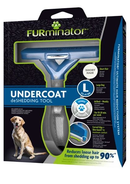 Furminator Kısa Tüylü Büyük Irk Köpek Tarağı L ürün görseli 1