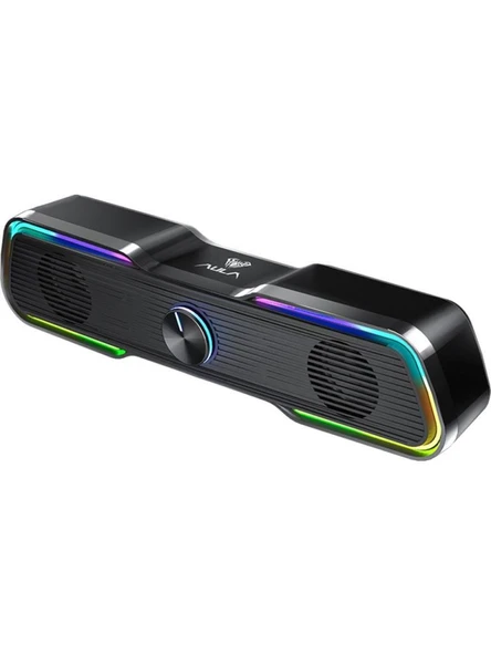 Aula N-169B Aux Stereo 2.0 Rgb Masaüstü Gaming Oyuncu Hoparlör Speaker ürün görseli 1