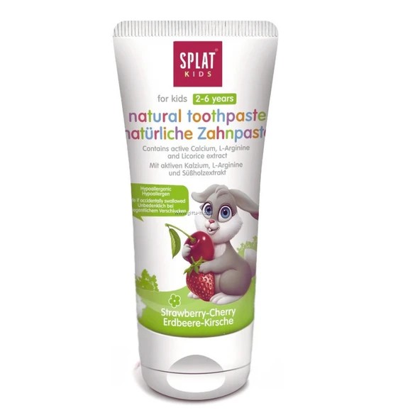 Splat Kids Wild Strawberry Cherry 2-6 Yaş Diş Macunu 50 Ml ürün görseli 1