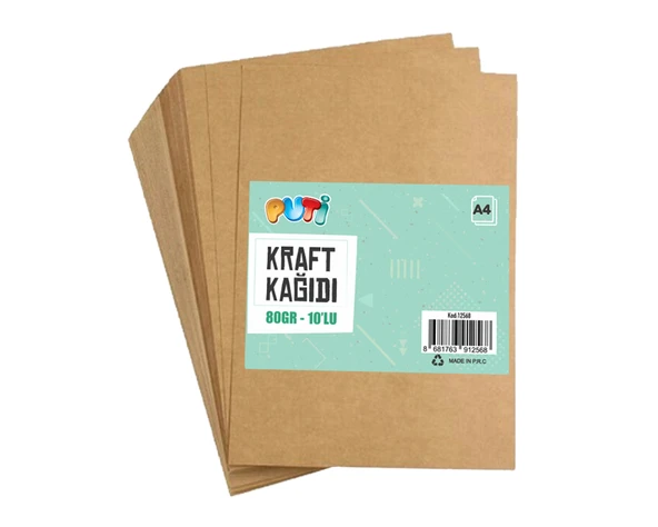 Puti A4 80 Gr Kraft Kağıdı 50 Li ürün görseli 1