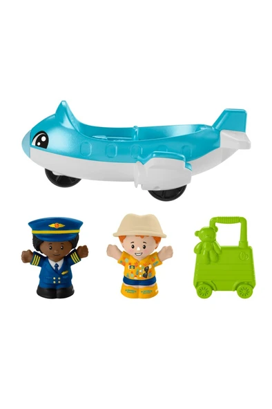 Fisher Price Little People Eğlenceli Havaalanı Oyun Seti HTJ26 ürün görseli 1
