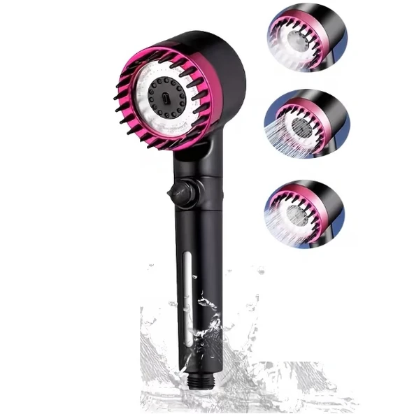 Pembe 3 Modlu Filtreli Duş Başlığı ürün görseli 1