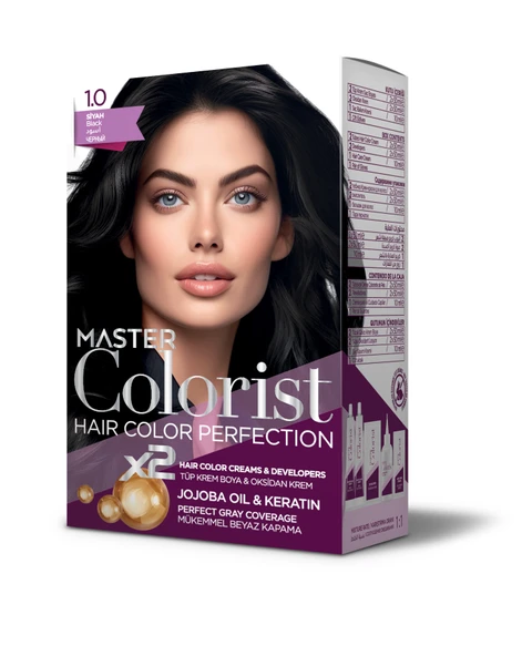 Hair Color Hair Color Perfection Set Saç Boyası 1.0 Siyah ürün görseli 1