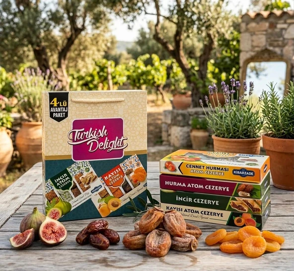 Kibarzade Atom Cezerye Karma - 4'lü Çanta Paket (125 gr x 4) ürün görseli 1