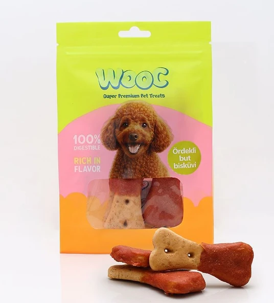 Wooc Ördekli But Bisküvi Köpek Ödülü 75gr ürün görseli 1