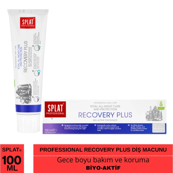 Splat Professional Recovery Plus Diş Macunu 100 Ml - Resim 2