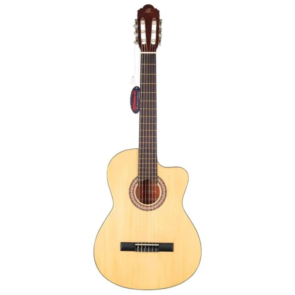 BARCELONA LC 3900 CNL Cutaway Natural Klasik Gitar ürün görseli 1