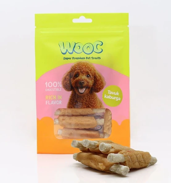 Wooc Tavuk Kaburga Köpek Ödülü 75 gr ürün görseli 1