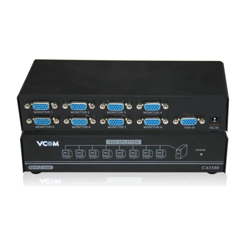 Dd138 1-8 Port 350Mhz Metal Vga Splitter ürün görseli 1