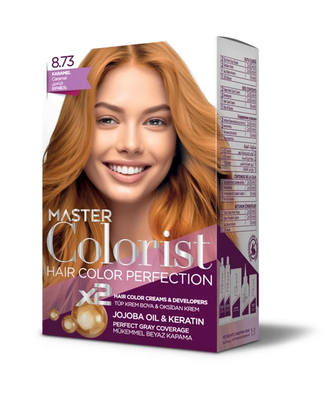 Master Colorist Hair Color Perfection Set Saç Boyası 8.73 Karamel ürün görseli 1
