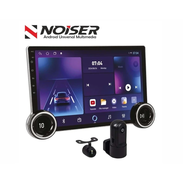 Noiser NS-1030 10,1" Inç Androıd 13 A133 4+64 Gb Diamond K+Carplay 2x Kameralı Multimedıa ürün görseli 1