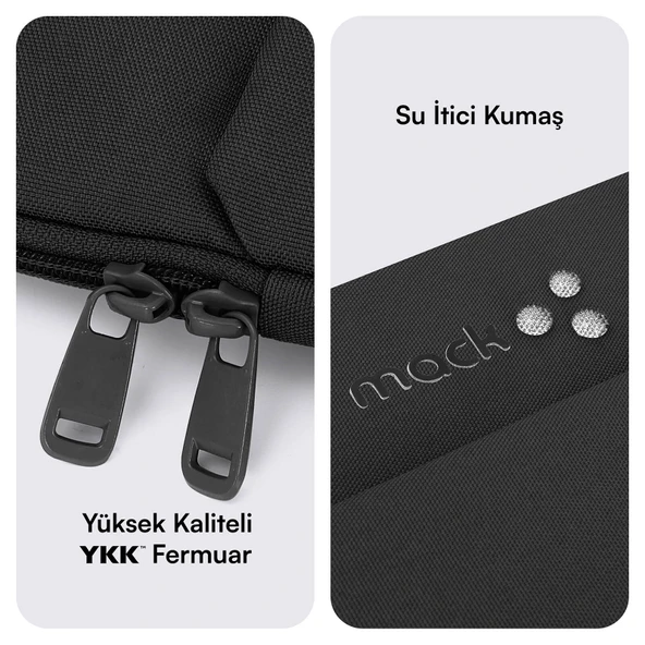 MACK MCE-1501 14.1 NOVA Eco Notebook Sleeve Siyah - Resim 4