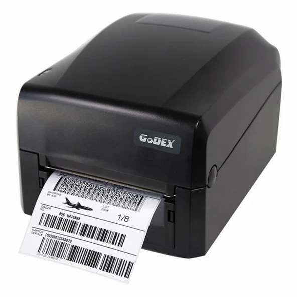 Godex GE300 Direkt Termal + Termal Transfer USB+Seri+Ethernet Barkod Etiket Yazıcı ürün görseli 1