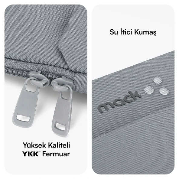 MACK MCE-1502 14.1 NOVA Eco Notebook Sleeve Gri - Resim 4