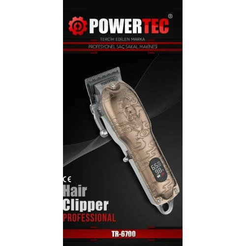 Powertec TR 6700 Tıraş Makinesi Bakır ürün görseli 1