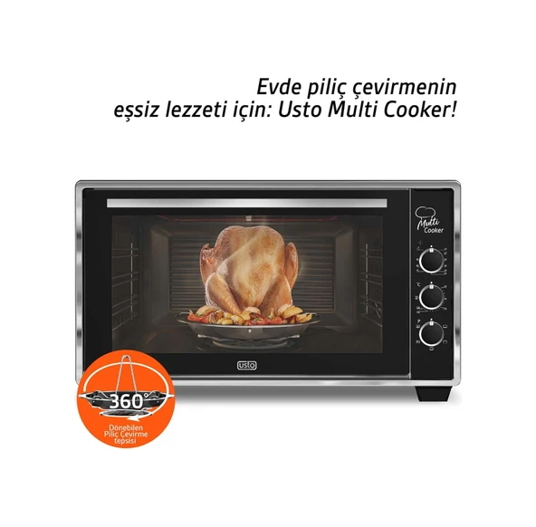 Usto 2115 Multi Cooker 50 lt Midi Fırın - Resim 2