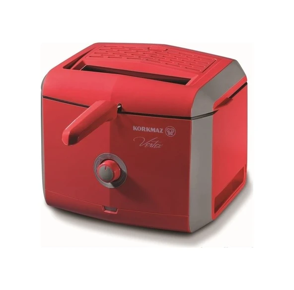 Korkmaz A486-02 Vertex 900 W Fritöz Kırmızı Kırmızı ürün görseli 1