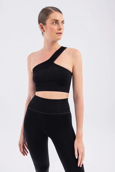 Seamlesstance Soul Space Çapraz Tek Omuz Bra - Resim 4
