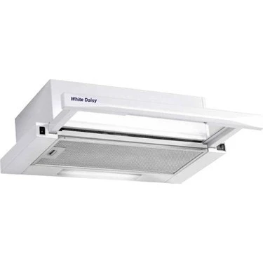 White Daisy F2 Beyaz Çift Motorlu Sürgülü Aspiratör ürün görseli 1