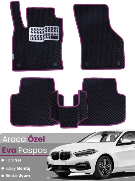 BMW 1 SERİSİ F40 (2019-2025) Uyumlu EVA Paspas Tam Set–Araca Özel,Su Geçirmez,Kolay Montaj ürün görseli 1