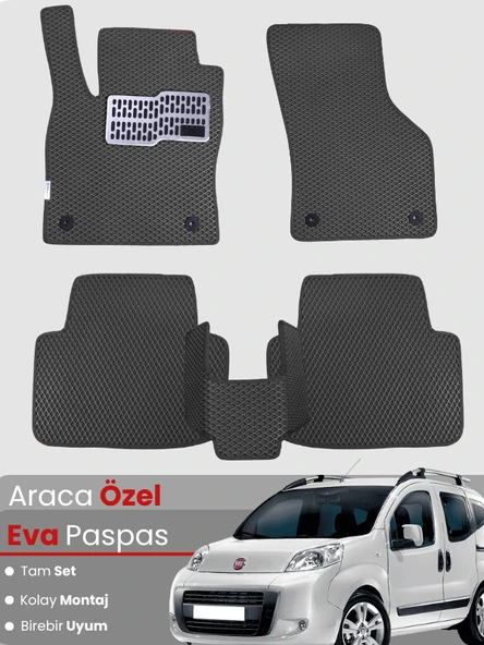 Fiat Fiorino (2013-2025) Uyumlu EVA Paspas Tam Set – Birebir Uyum, Araca Özel Tasarım,Kolay Montaj ürün görseli 1