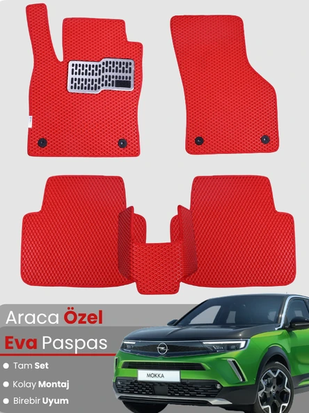 Opel Mokka Benzinli (2020-2025) Uyumlu EVA Paspas Tam Set – Birebir Uyum,Su Geçirmez,Hızlı Montaj ürün görseli 1