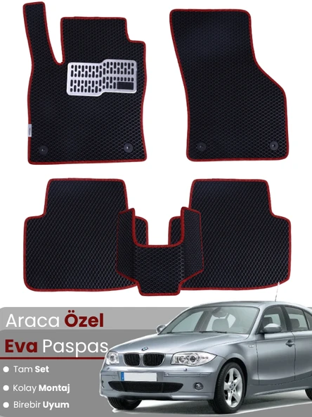 BMW 1 SERİSİ E87 (2004-2011) Uyumlu EVA Paspas Tam Set–Araca Özel,Su Geçirmez,Kolay Montaj ürün görseli 1