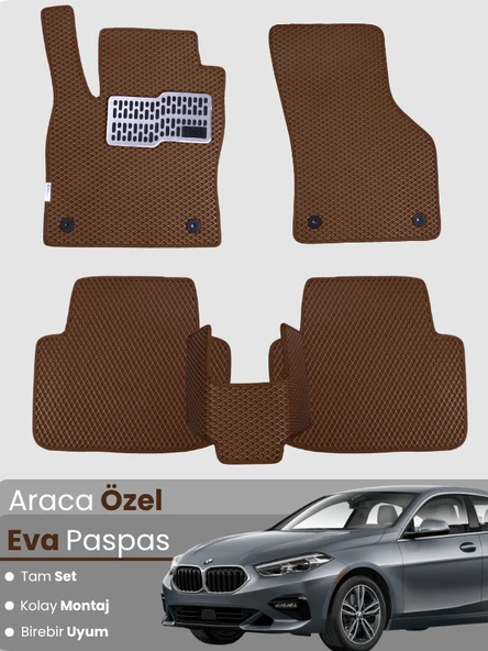 BMW 2 SERİSİ F44 (2020-2025) Uyumlu EVA Paspas Tam Set–Araca Özel,Su Geçirmez,Kolay Montaj ürün görseli 1