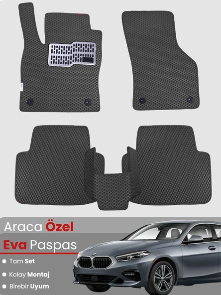 BMW 2 SERİSİ F44 (2020-2025) Uyumlu EVA Paspas Tam Set–Araca Özel,Su Geçirmez,Kolay Montaj ürün görseli 1
