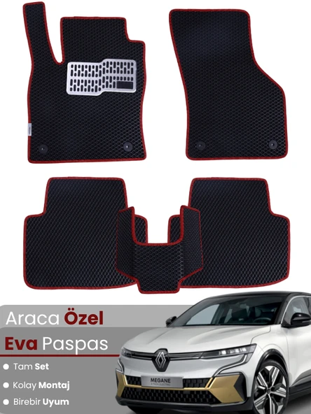 Renault Megane E-Tech (2022-2025) Uyumlu EVA Paspas Tam Set – Birebir Uyum,Su Geçirmez,Hızlı Montaj ürün görseli 1