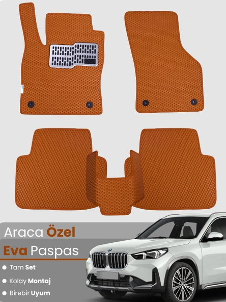 BMW X1 G45  (2022-2025) Uyumlu EVA Paspas Tam Set–Araca Özel,Su Geçirmez,Hızlı ve Kolay Montaj ürün görseli 1