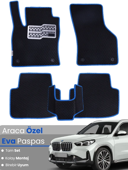 BMW X1 G45  (2022-2025) Uyumlu EVA Paspas Tam Set–Araca Özel,Su Geçirmez,Hızlı ve Kolay Montaj ürün görseli 1