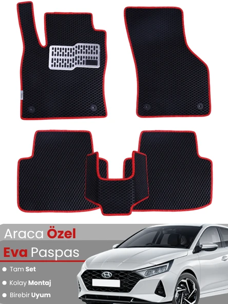 Hyundai İ20 (2020-2025) Uyumlu EVA Paspas Tam Set – Araca Özel Tasarım, Su Geçirmez,Kolay Montaj ürün görseli 1