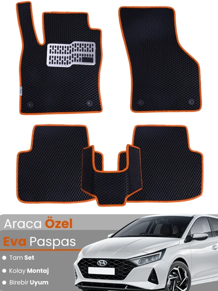 Hyundai İ20 (2020-2025) Uyumlu EVA Paspas Tam Set – Araca Özel Tasarım, Su Geçirmez,Kolay Montaj ürün görseli 1