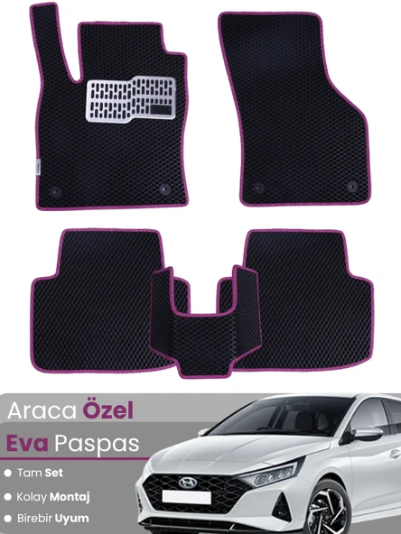 Hyundai İ20 (2020-2025) Uyumlu EVA Paspas Tam Set – Araca Özel Tasarım, Su Geçirmez,Kolay Montaj ürün görseli 1