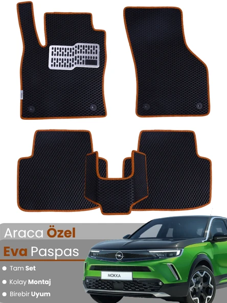 Opel Mokka Benzinli (2020-2025) Uyumlu EVA Paspas Tam Set – Birebir Uyum,Su Geçirmez,Hızlı Montaj ürün görseli 1