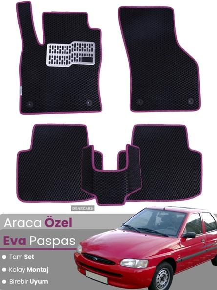 FORD ESCORT (1990-1998) Uyumlu EVA Paspas Tam Set–Araca Özel,Su Geçirmez,Kolay Montaj ürün görseli 1