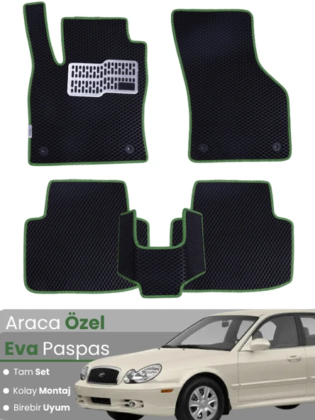 HYUNDAİ SONATA (1998-2005) Uyumlu EVA Paspas Tam Set–Araca Özel,Kolay Montaj,Su Geçirmez ürün görseli 1