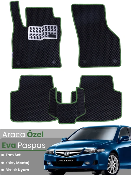 HONDA ACCORD (2002-2007) Uyumlu EVA Paspas Tam Set–Araca Özel,Su Geçirmez,Kolay Montaj ürün görseli 1