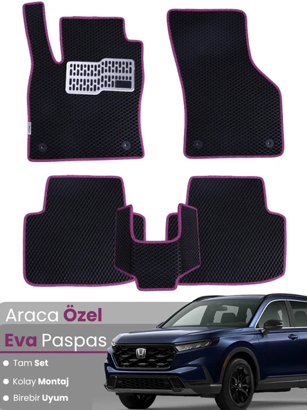 HONDA CRV 5 (2018-2024) Uyumlu EVA Paspas Tam Set–Araca Özel,Kolay Montaj,Su Geçirmez ürün görseli 1